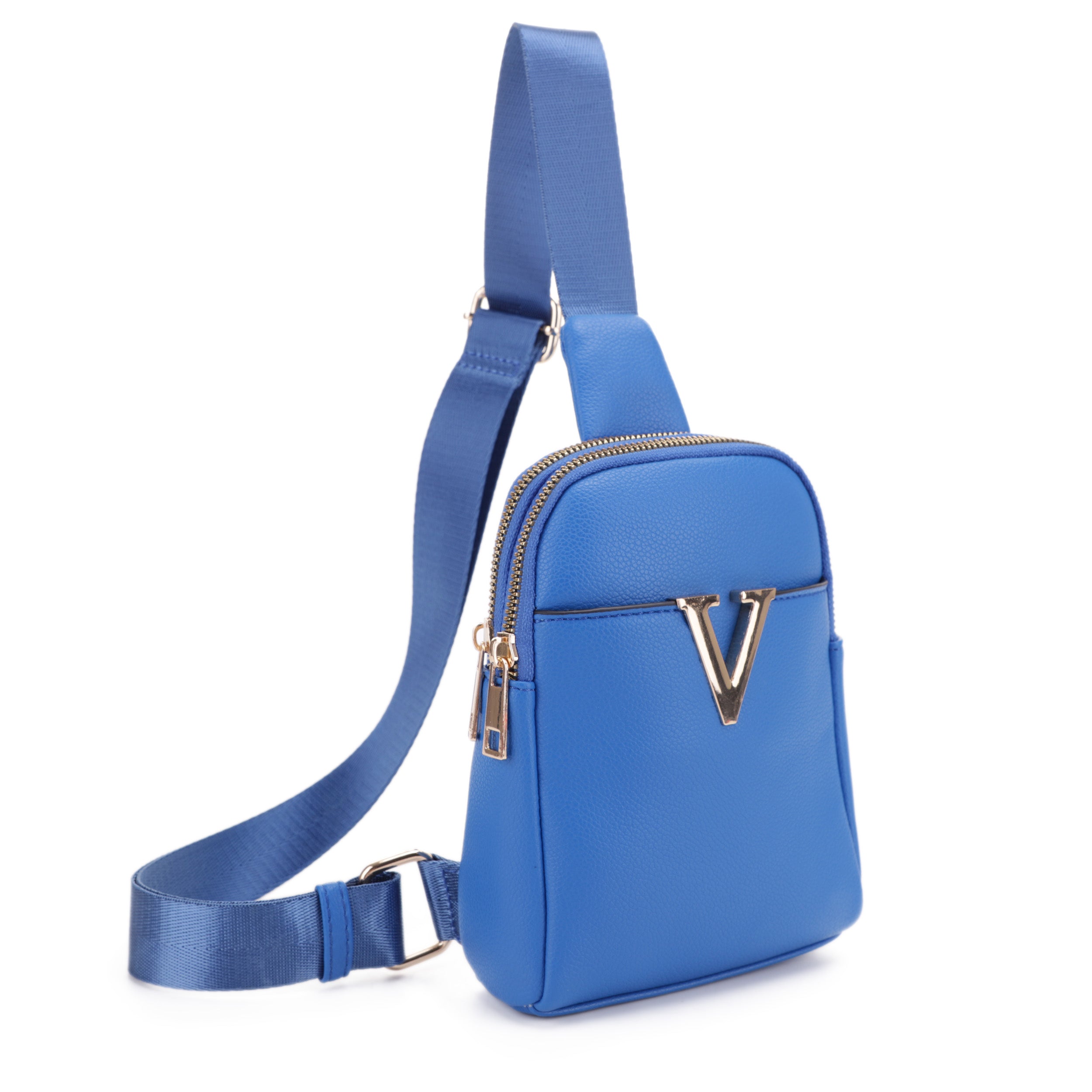 Musrat blue sling discount bag