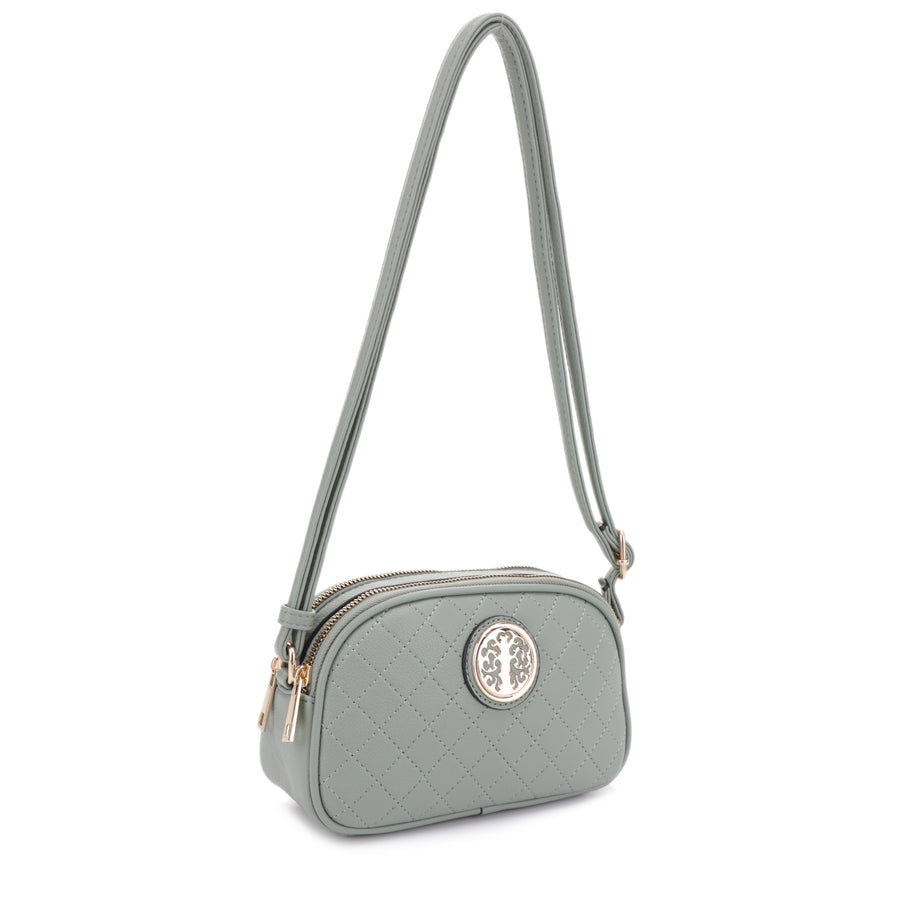 SG SUGU Brianna Small Double Compartment Crossbody Bag