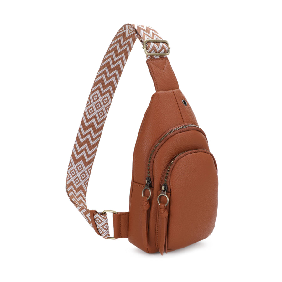 SG SUGU Jamie Crossbody Sling Bag with Wide Webbing Strap