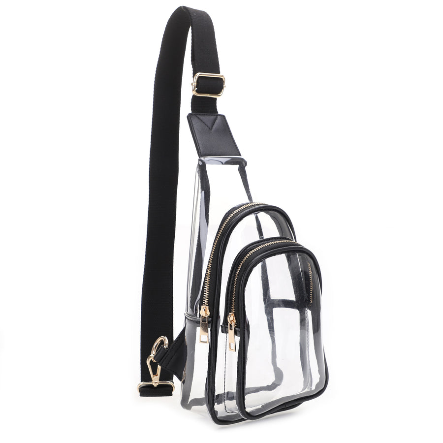 SG SUGU Jamie Crossbody Sling Bag with Wide Webbing Strap