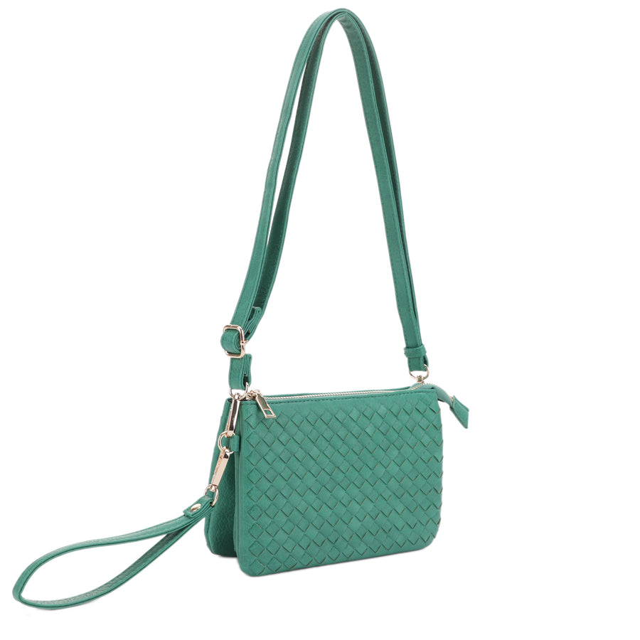 Lariats & Lace Multi-Compartment Crossbody - Turquoise 7316 – Western  Passion