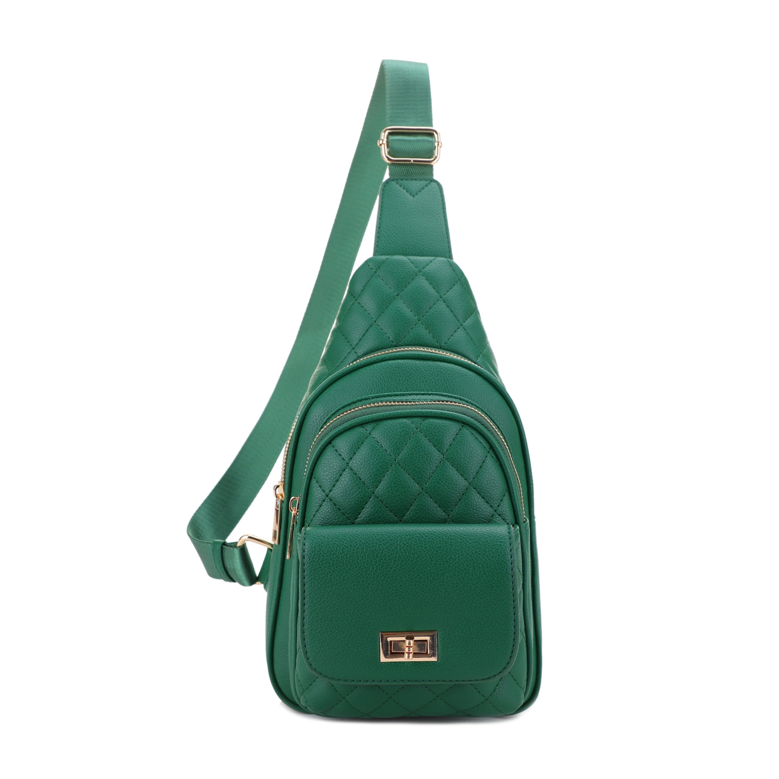SG SUGU Emma Diamond Quilted Triple Compartment Crossbody