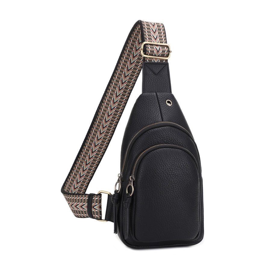 SG SUGU Jamie Crossbody Sling Bag with Wide Webbing Strap