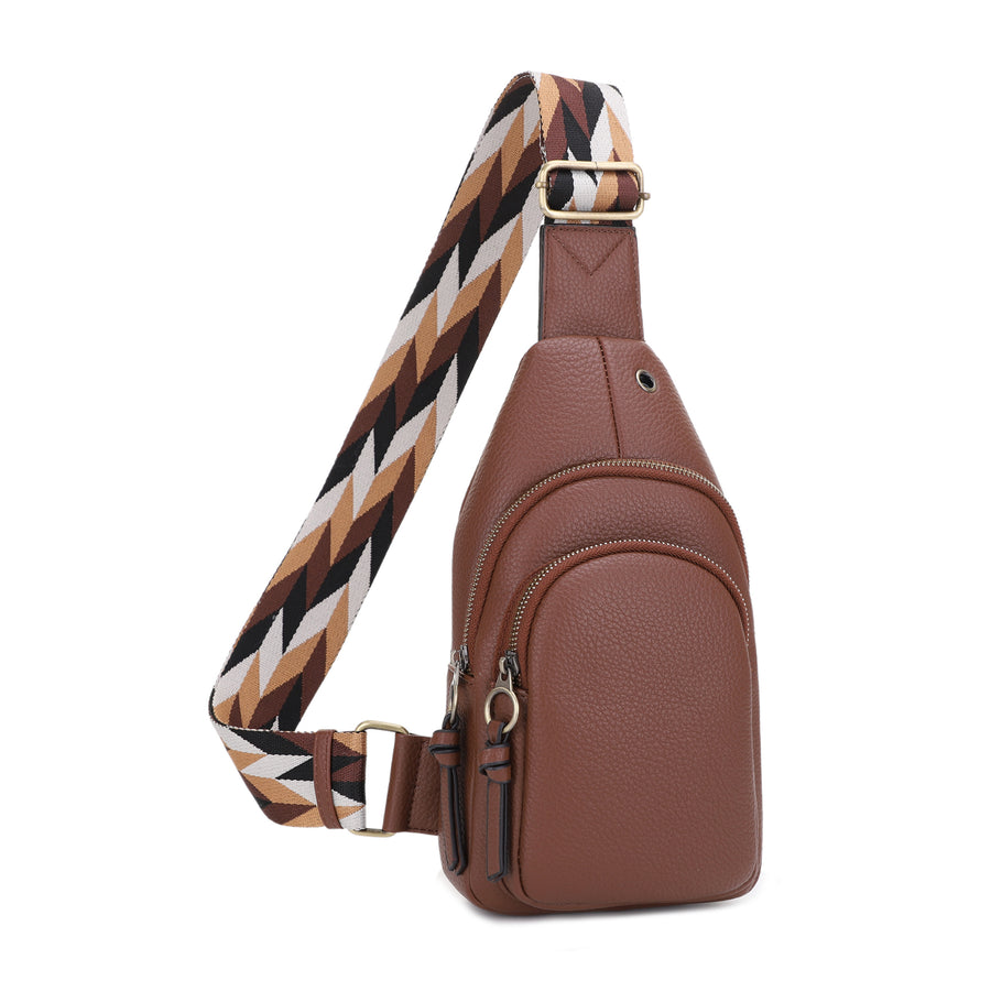 SG SUGU Jamie Crossbody Sling Bag with Wide Webbing Strap