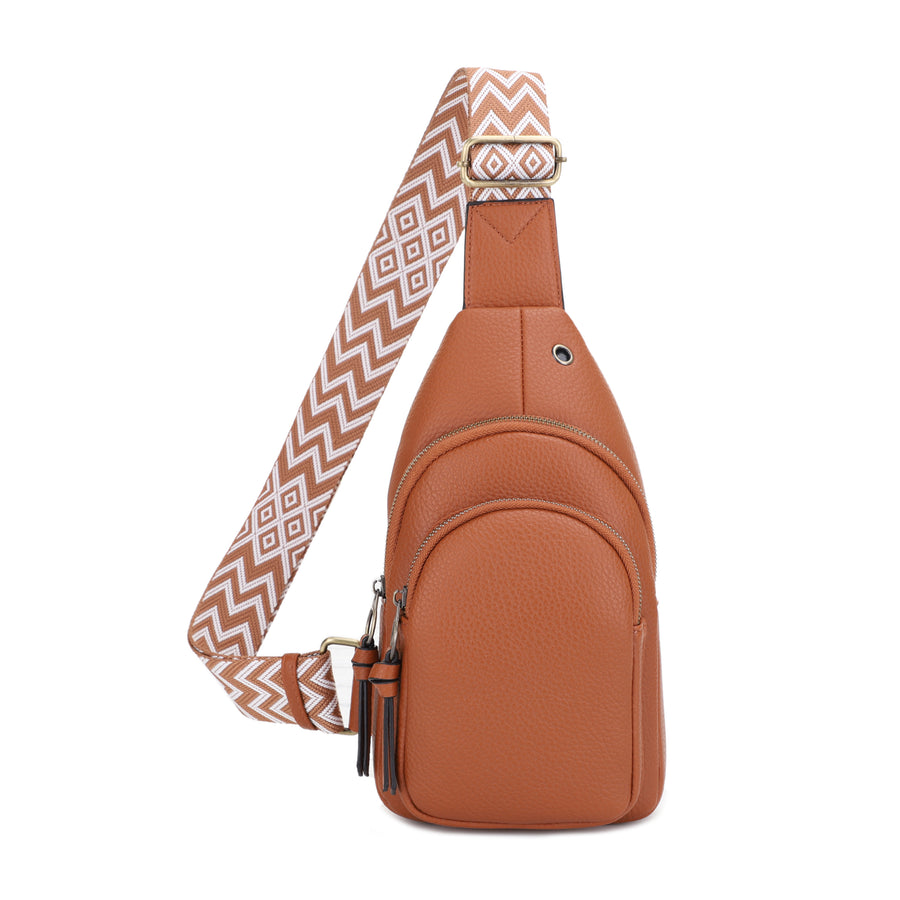 SG SUGU Jamie Crossbody Sling Bag with Wide Webbing Strap