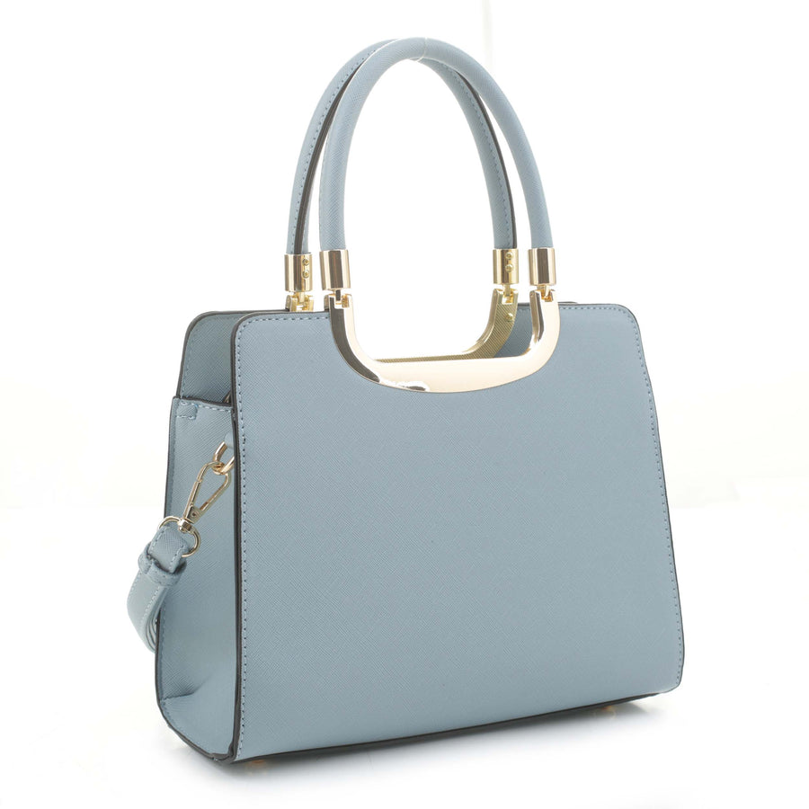 SG SUGU Emilia Shunken Top Handle Satchel Bag with Detachable Adjustable Shoulder Strap