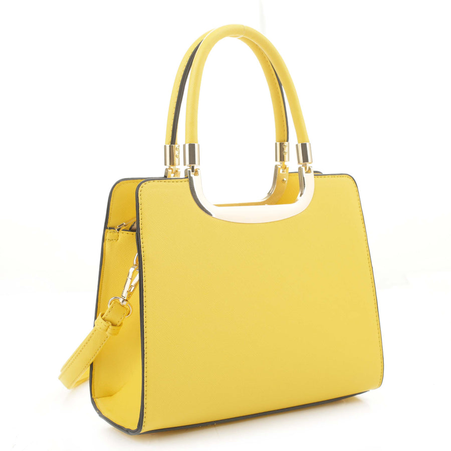 SG SUGU Emilia Shunken Top Handle Satchel Bag with Detachable Adjustable Shoulder Strap